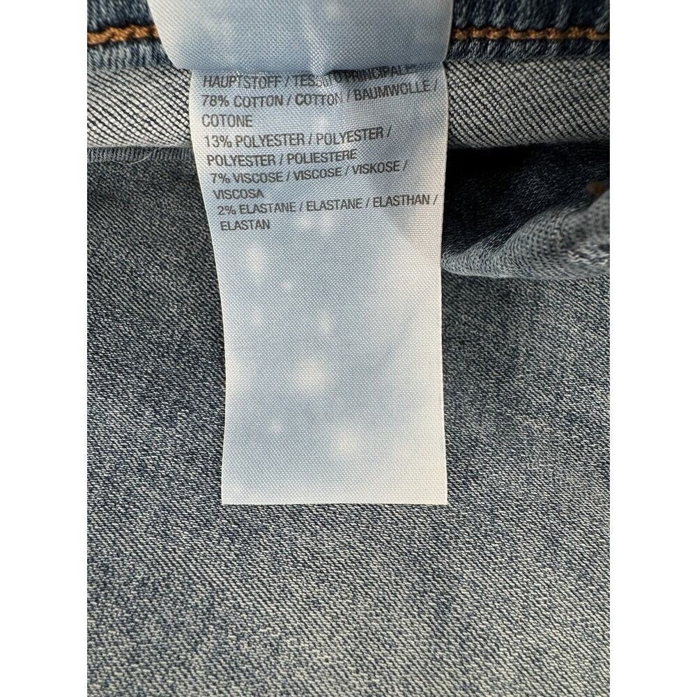 D & Co Pull On Denim Jeans Sz 24WP Plus Size 36/27 Distressed Stretch NWT​ - Picture 8 of 16